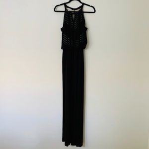 London Times Black Jumpsuit